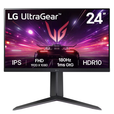 23.8" LG FHD UltraGear 24GS65F-B, черный