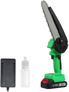 Цепная пила Zitrek GreenSaw 20V аккум. дл.шины:8" (20cm) 1аккум. 4Ач ЗУ (082-1858)