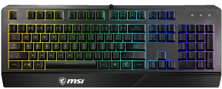 MSI Vigor GK20 мембранная  проводная, черный