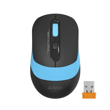 A4Tech Fstyler FG10S, беспроводная, 2000dpi, черный/синий