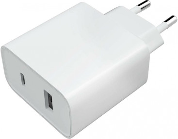 Сетевое зар./устр. Xiaomi Mi 33w Wall Charger 33W 3A (PD) USB-C/USB-A универсальное белый (BHR4996GL)