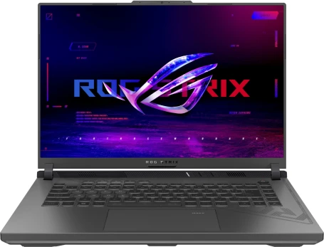 Ноутбук Asus ROG Strix G16 G614JI-N4413 Core i7 13650HX 32Gb SSD1Tb NVIDIA GeForce RTX4070 8Gb 16" IPS WQXGA (2560x1600) без ОС grey WiFi BT Cam (90NR0D41-M00VN0)