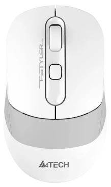 A4Tech Fstyler FB10C, беспроводная, 2000dpi, белый/серый