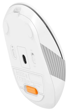 A4Tech Fstyler FB10C, беспроводная, 2000dpi, белый/серый