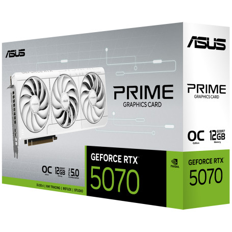 ASUS NVIDIA GeForce RTX 5070 PRIME White OC 12GB (PRIME-RTX5070-O12G-WHITE)
