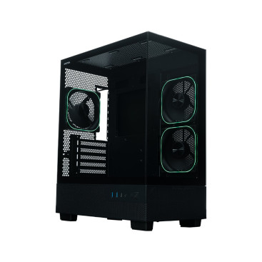 XASTRA Q400M 3ARGB-FG-C6-UC, mATX, Aquarium, 3x120mm ARGB, Black, Q400M-3FG12A-C6-UC
