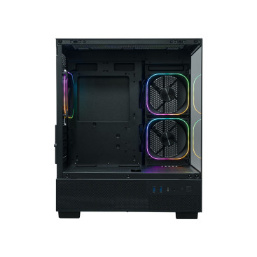 XASTRA Q400M 3ARGB-FG-C6-UC, mATX, Aquarium, 3x120mm ARGB, Black, Q400M-3FG12A-C6-UC