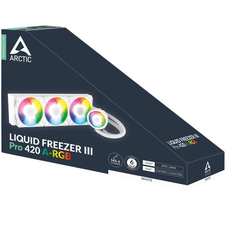 Arctic Liquid Freezer III Pro 420, LGA1851/1700/1200/115X/AM5/AM4, ACFRE00189A, черный