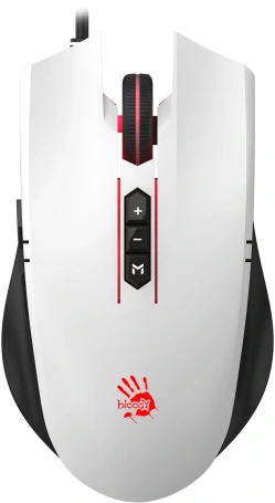 A4Tech Bloody ES7, проводная, 6000dpi, белый