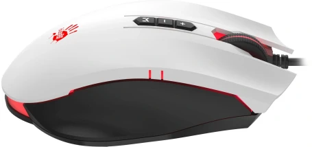 A4Tech Bloody ES7, проводная, 6000dpi, белый