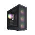 1STPLAYER AU8 ARGB, E-ATX, 4x140mm ARGB, Black, AU8-BK-4FE7-14
