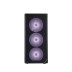 1STPLAYER AU8 ARGB, E-ATX, 4x140mm ARGB, Black, AU8-BK-4FE7-14