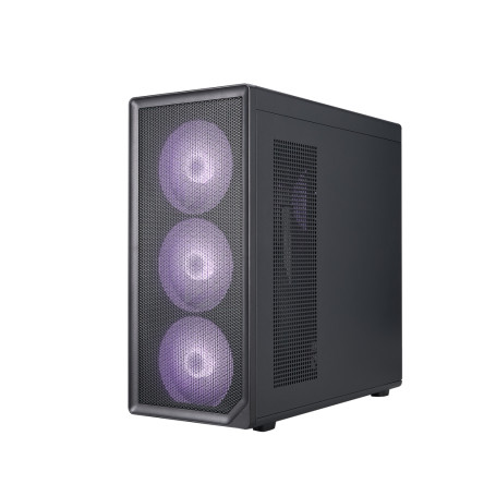 1STPLAYER AU8 ARGB, E-ATX, 4x140mm ARGB, Black, AU8-BK-4FE7-14