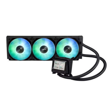 ASUS MAX GAMING LC 360 ARGB LCD, LGA1851/1700/AM5/AM4, 90RC01G1-B0EAY0, черный