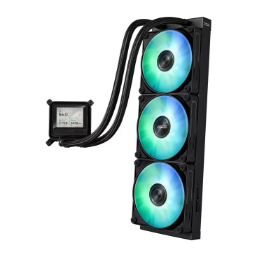 ASUS MAX GAMING LC 360 ARGB LCD, LGA1851/1700/AM5/AM4, 90RC01G1-B0EAY0, черный