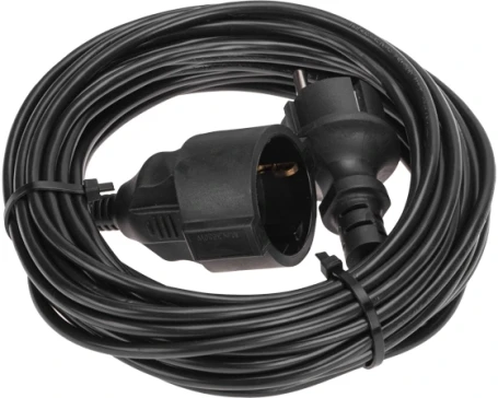 Удлинитель силовой PROconnect PROc-Uc (13-4909) 3x0.75кв.мм 1розет. 10м ПВС 6A без катушки черный