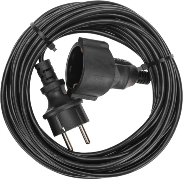 Удлинитель силовой PROconnect PROc-Uc (13-4909) 3x0.75кв.мм 1розет. 10м ПВС 6A без катушки черный