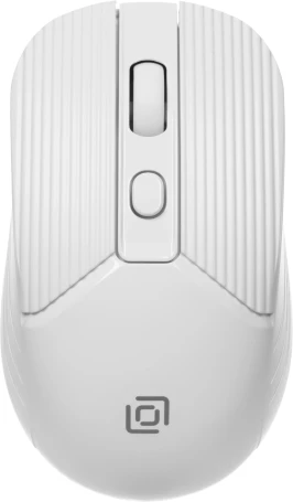 Оклик 509MW white, беспроводная, 1600dpi, белый