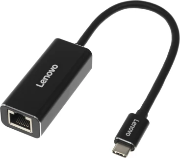 Адаптер Lenovo ThinkPad LX0804 черный USB-C to Ethernet Adapter