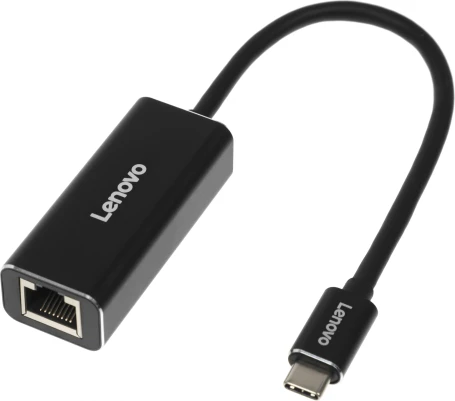 Адаптер Lenovo ThinkPad LX0804 черный USB-C to Ethernet Adapter