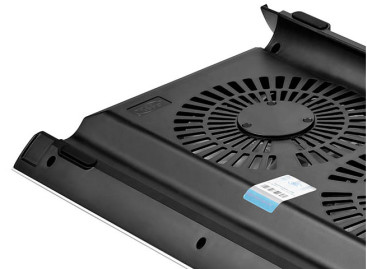 Подставка для ноутбука Deepcool N8 (DP-N24N-N8SR) 17" 380x278x55мм 25дБ 3xUSB 2x 140ммFAN 1244г алюминий серебристый
