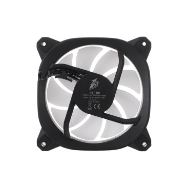 Вентилятор 1STPLAYER FB7 Black / 120mm ARGB 3pin 5V PWM 4pin 12V 600-1800rpm 45.12cfm 47.2dBA / FB7-BK / BULK