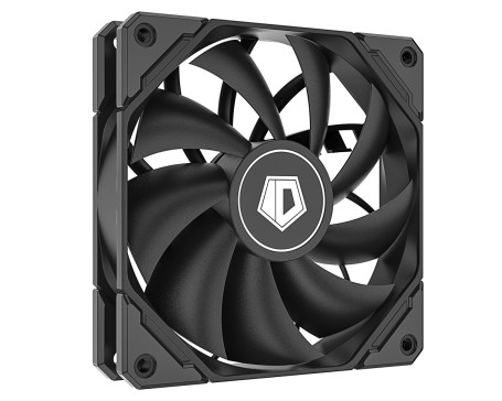 Вентилятор ID-COOLING TF-12025-PRO BLACK 120x120x25мм (60шт./кор, PWM, резиновые углы, черный, 500-1800об/мин) BOX