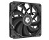 Вентилятор ID-COOLING TF-12025-PRO BLACK 120x120x25мм (60шт./кор, PWM, резиновые углы, черный, 500-1800об/мин) BOX