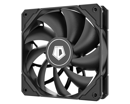 Вентилятор ID-COOLING TF-12025-PRO BLACK 120x120x25мм (60шт./кор, PWM, резиновые углы, черный, 500-1800об/мин) BOX