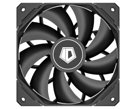 Вентилятор ID-COOLING TF-12025-PRO BLACK 120x120x25мм (60шт./кор, PWM, резиновые углы, черный, 500-1800об/мин) BOX