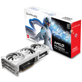 Sapphire AMD Radeon RX 9070 XT PURE OC 16GB GDDR6 256bit 2xDP 2xHDMI 3FAN (11348-02-20G)
