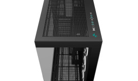 Deepcool CH780, ATX, Aquarium, 3x140mm ARGB, Black