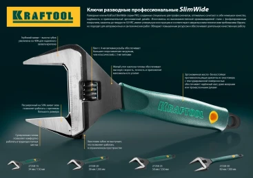 Ключ разв. Kraftool 27258-20