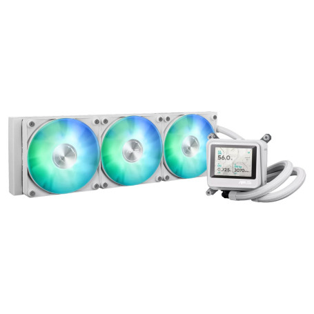 ASUS MAX GAMING LC 360 ARGB LCD WHT, LGA1851/1700/AM5/AM4, 90RC01G2-B0EAY0, белый