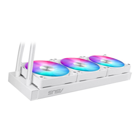 ASUS MAX GAMING LC 360 ARGB LCD WHT, LGA1851/1700/AM5/AM4, 90RC01G2-B0EAY0, белый