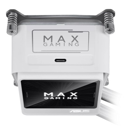 ASUS MAX GAMING LC 360 ARGB LCD WHT, LGA1851/1700/AM5/AM4, 90RC01G2-B0EAY0, белый