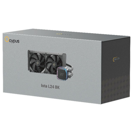 Ocypus Iota L24 BK ARGB, LGA1700/1200/115X/AM5/AM4, Iota-L24-BK2ANWNN00X-GL, черный