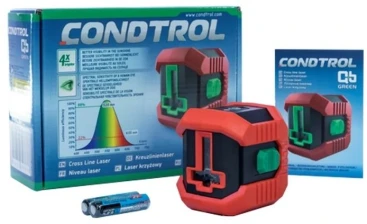 Нивелир лазерн. Condtrol QB Green 2кл.лаз. 520нм цв.луч. зеленый 2луч. (1-2-304)