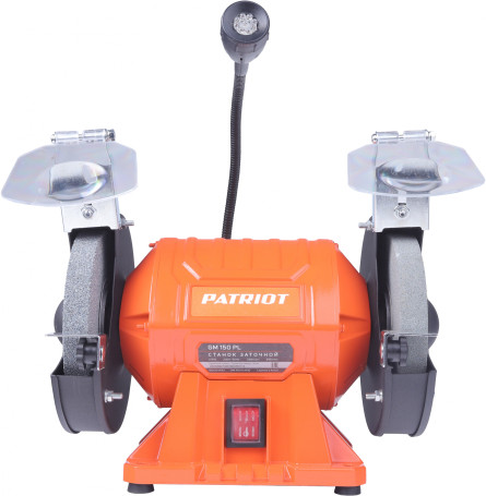 Электроточило Patriot GM 150 PL Expert 375Вт 2980об/мин d=150мм t=20мм