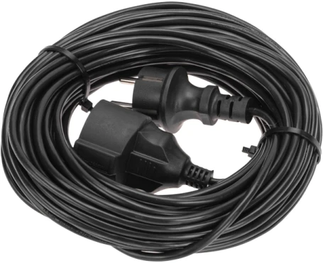 Удлинитель силовой PROconnect PROc-Uc (13-4910) 3x0.75кв.мм 1розет. 20м ПВС 6A без катушки черный
