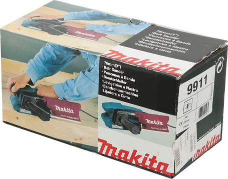 Ленточная шлифовальная машина Makita 9911 650Вт шир.ленты 76мм