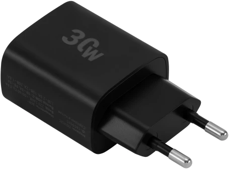 Сетевое зар./устр. Digma DGW3C 30W 3A (PD) USB-C универсальное черный (DGW3C0F010BK)