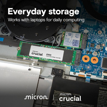Crucial E100 2TB M.2 2280 PCIe Gen4x4 CT2000E100SSD8