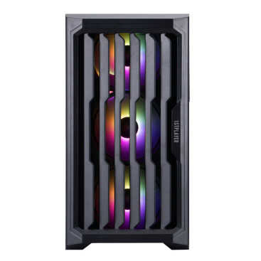 1STPLAYER BULLET HUNTER H2 ARGB, mATX, 4x120mm ARGB, Black, H2-BK-4F7