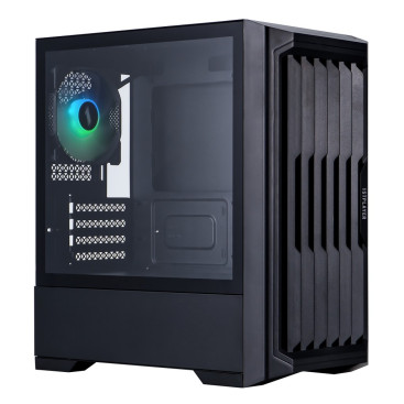 1STPLAYER BULLET HUNTER H2 ARGB, mATX, 4x120mm ARGB, Black, H2-BK-4F7
