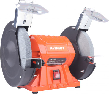 Электроточило Patriot GM 200 Expert 550Вт 2980об/мин d=200мм t=20мм
