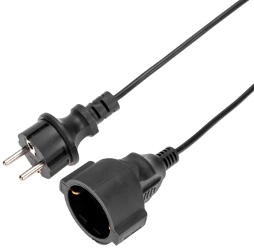 Удлинитель силовой PROconnect PROc-Uc (13-4913) 3x0.75кв.мм 1розет. 10м ПВС 6A пласт.рамка черный