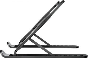 Подставка для ноутбука Buro BU-LS100 260x20x60мм 220г пластик ABS черный