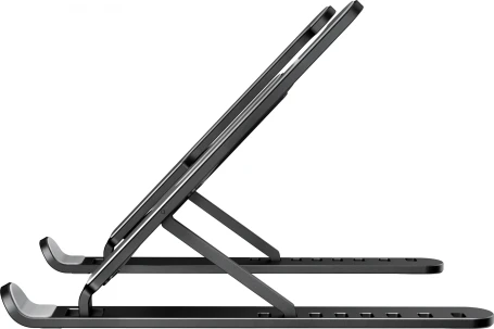 Подставка для ноутбука Buro BU-LS100 260x20x60мм 220г пластик ABS черный