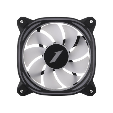 Вентилятор 1STPLAYER FB7R Black / 120mm ARGB 3pin 5V PWM 4pin 12V 600-1800rpm 37.65cfm 38.67dBA / FB7R-BK / BULK